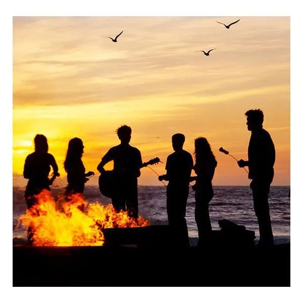 캠핑-캠프파이어